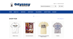 Desktop Screenshot of odysseyprintwear.com